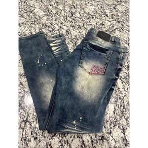 CREATE 2MRW $110‎ Men's Slim Tapered Jeans Size 34x34